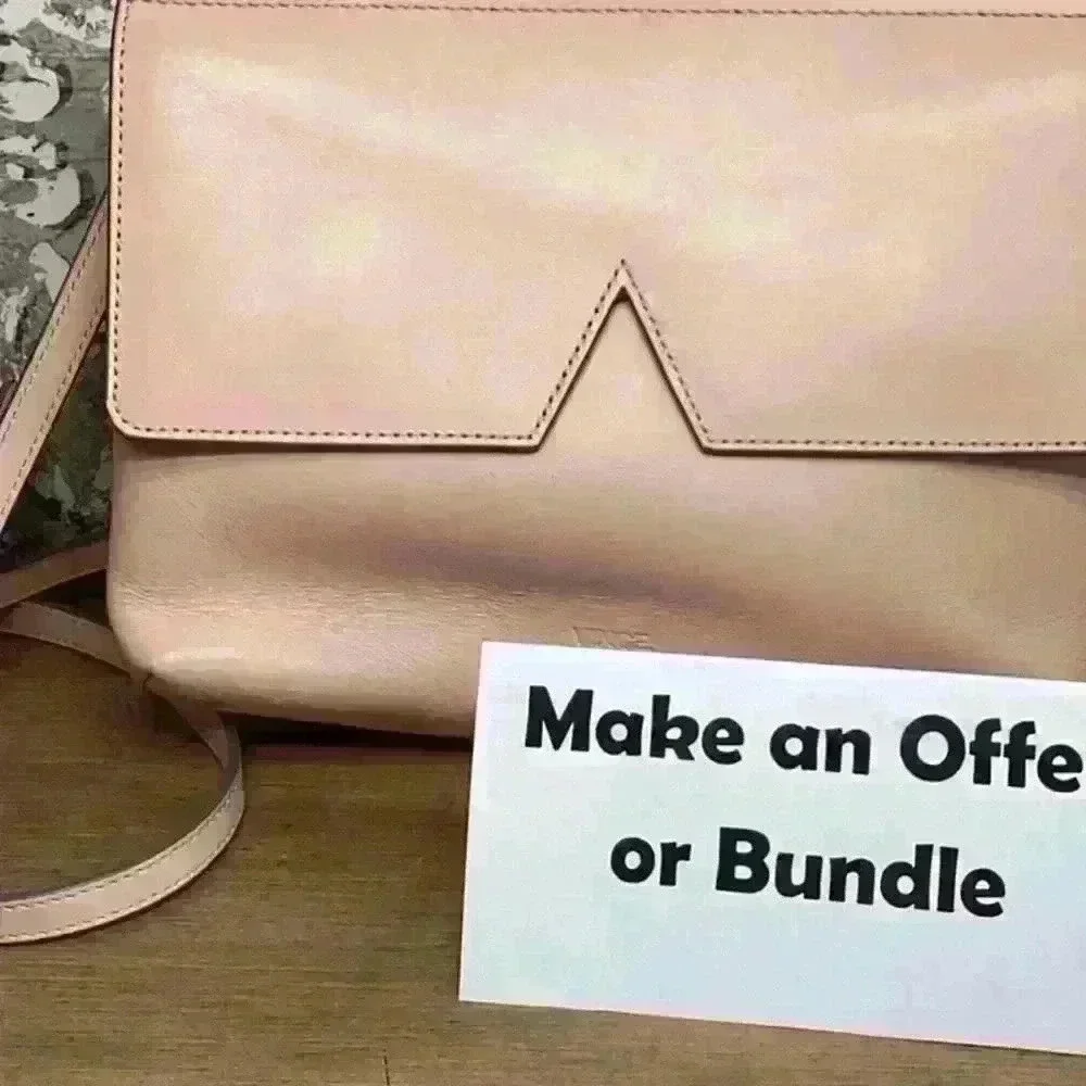 Vince  Camuto Genuine Leather Light Pink handbag bag